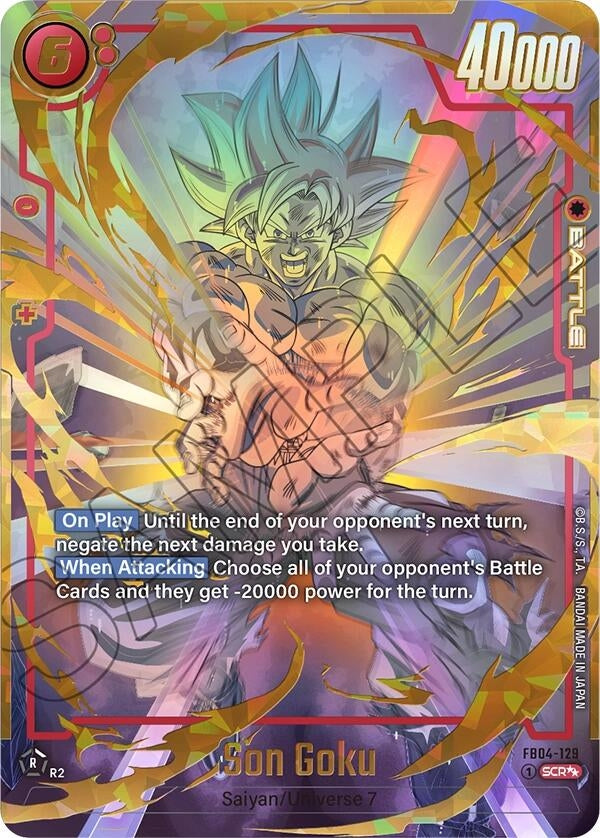 Image for Son Goku - FB04-129 (Super Alternate Art) - Dragon Ball Super: Fusion World