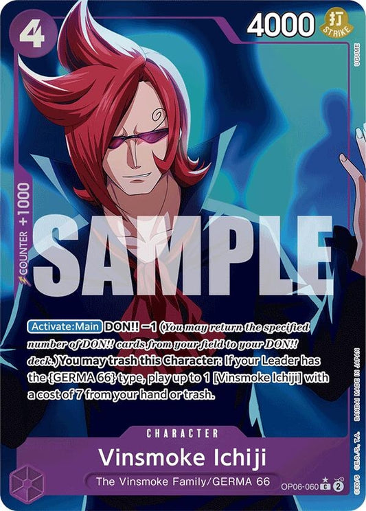 Image for Vinsmoke Ichiji (OP06-060) (Full Art) - One Piece Card Game
