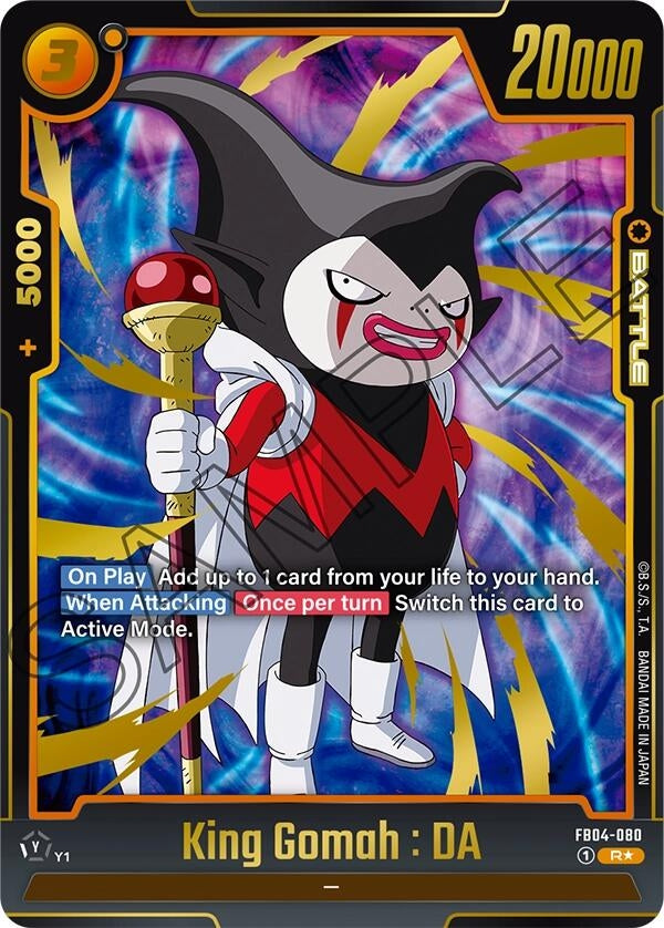 Image for King Gomah : DA (Alternate Art) - Dragon Ball Super: Fusion World