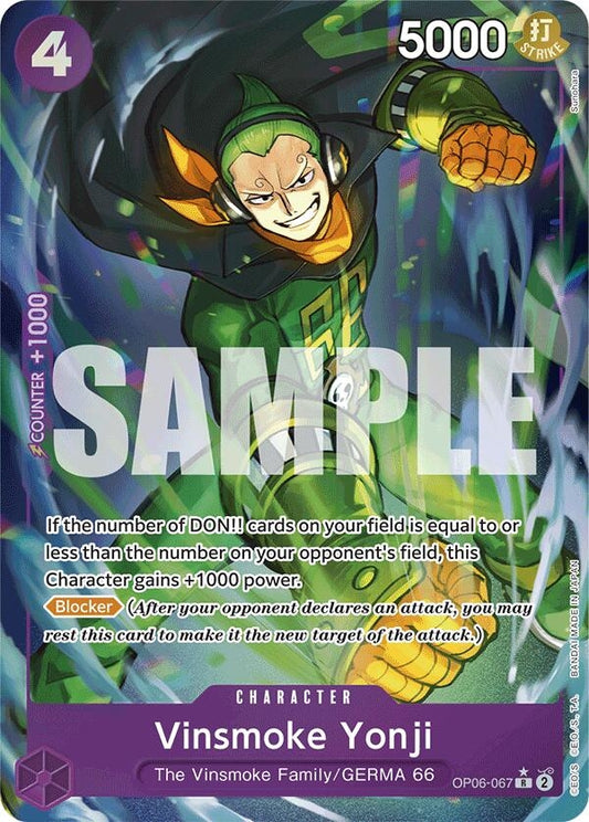 Image for Vinsmoke Yonji (OP06-067) (Full Art) - One Piece Card Game