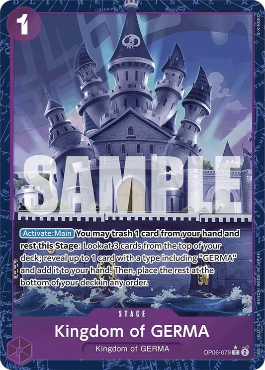 Image for Kingdom of GERMA (Alternate Art) - One Piece Card Game