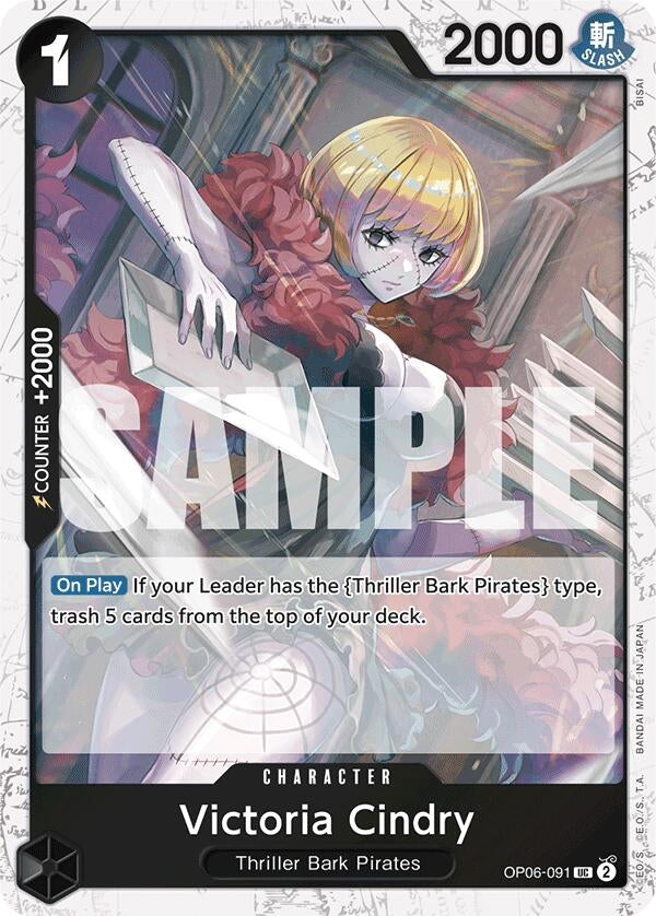 Image for Victoria Cindry (Jolly Roger Foil) - One Piece Card Game