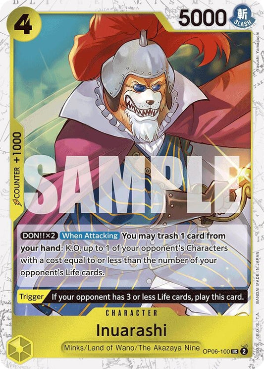 Image for Inuarashi (Jolly Roger Foil) - One Piece Card Game