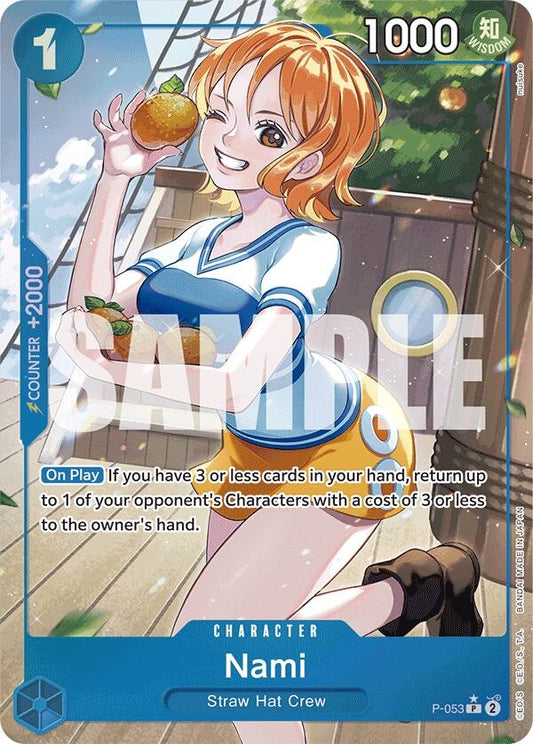 Image for Nami (P-053) (Full Art) - One Piece Card Game