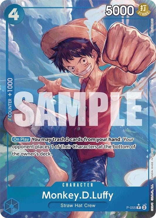 Image for Monkey.D.Luffy (P-055) (Full Art) - One Piece Card Game