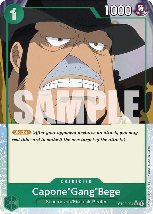 Image for Capone"Gang"Bege (ST02-004) (Full Art) - One Piece Card Game