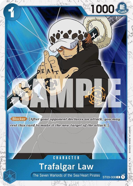 Image for Trafalgar Law (ST03-008) (Jolly Roger Foil) - One Piece Card Game