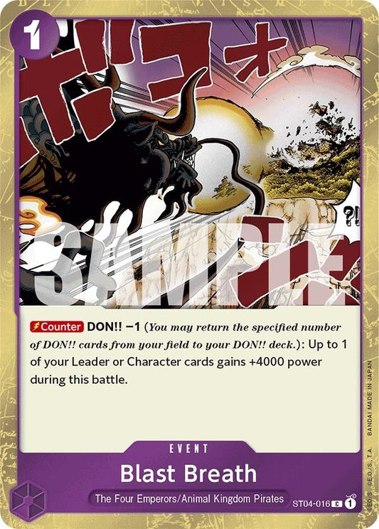 Image for Blast Breath (Jolly Roger Foil) - One Piece Card Game
