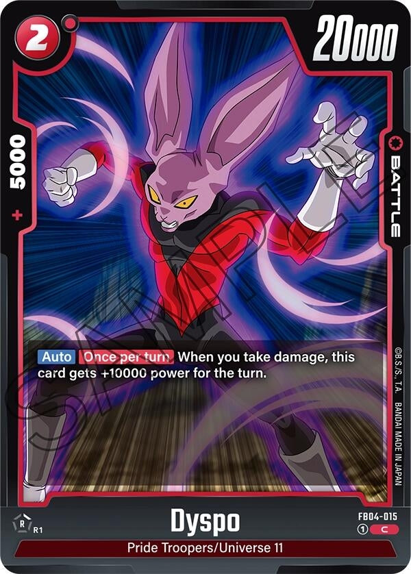 Image for Dyspo - Dragon Ball Super: Fusion World