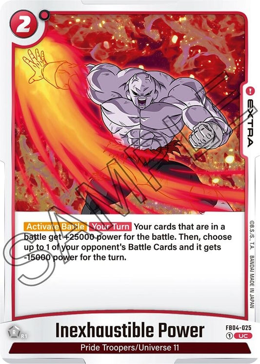 Image for Inexhaustible Power - Dragon Ball Super: Fusion World