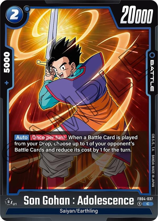 Image for Son Gohan : Adolescence - FB04-037 - Dragon Ball Super: Fusion World
