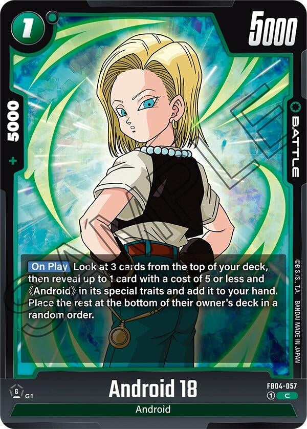 Image for Android 18 - Dragon Ball Super: Fusion World