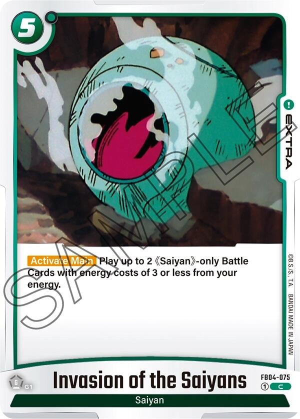 Image for Invasion of the Saiyans - Dragon Ball Super: Fusion World