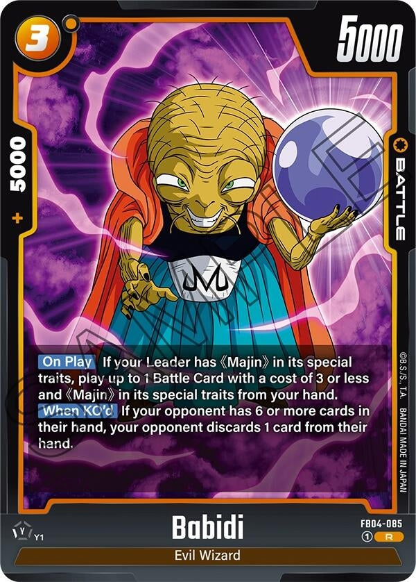 Image for Babidi - Dragon Ball Super: Fusion World