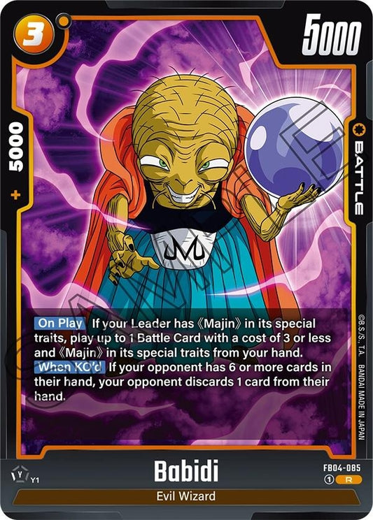 Image for Babidi - Dragon Ball Super: Fusion World