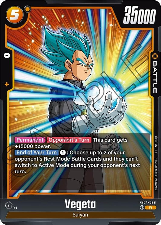 Image for Vegeta - FB04-089 - Dragon Ball Super: Fusion World