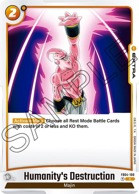 Image for Humanity's Destruction - Dragon Ball Super: Fusion World