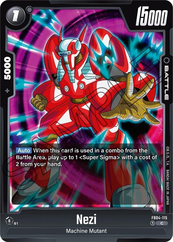 Image for Nezi - Dragon Ball Super: Fusion World
