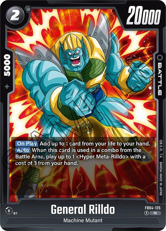 Image for General Rilldo - Dragon Ball Super: Fusion World