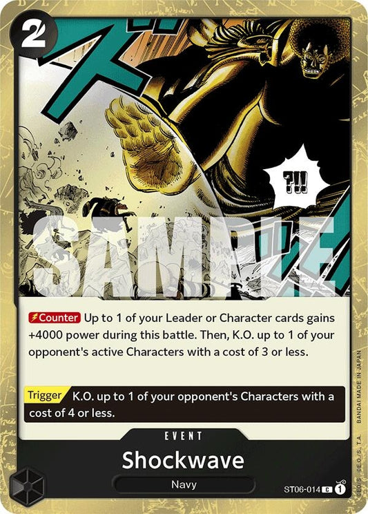 Image for Shockwave (Jolly Roger Foil) - One Piece Card Game