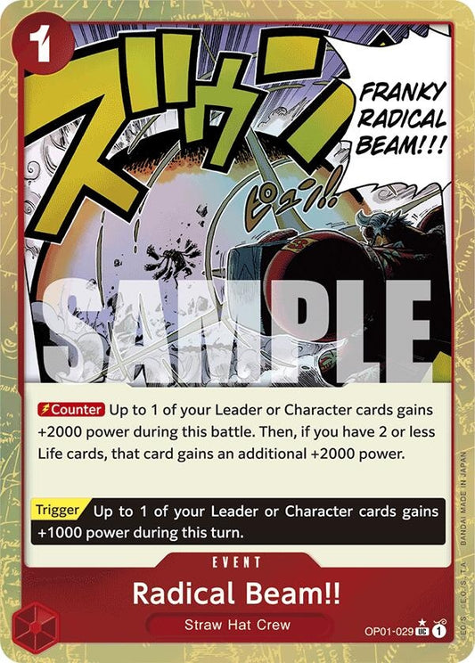 Image for Radical Beam!! (Textured Foil) - One Piece Card Game
