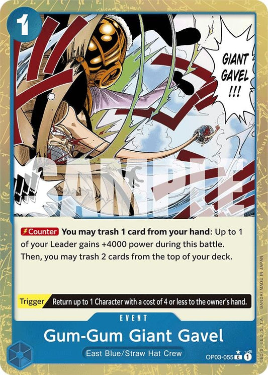 Image for Gum-Gum Giant Gavel (Textured Foil) - One Piece Card Game