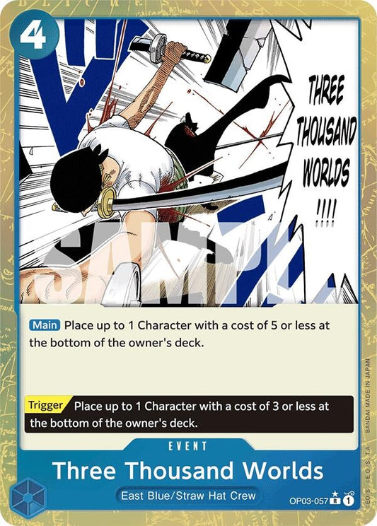 Image for Three Thousand Worlds (Textured Foil) - One Piece Card Game