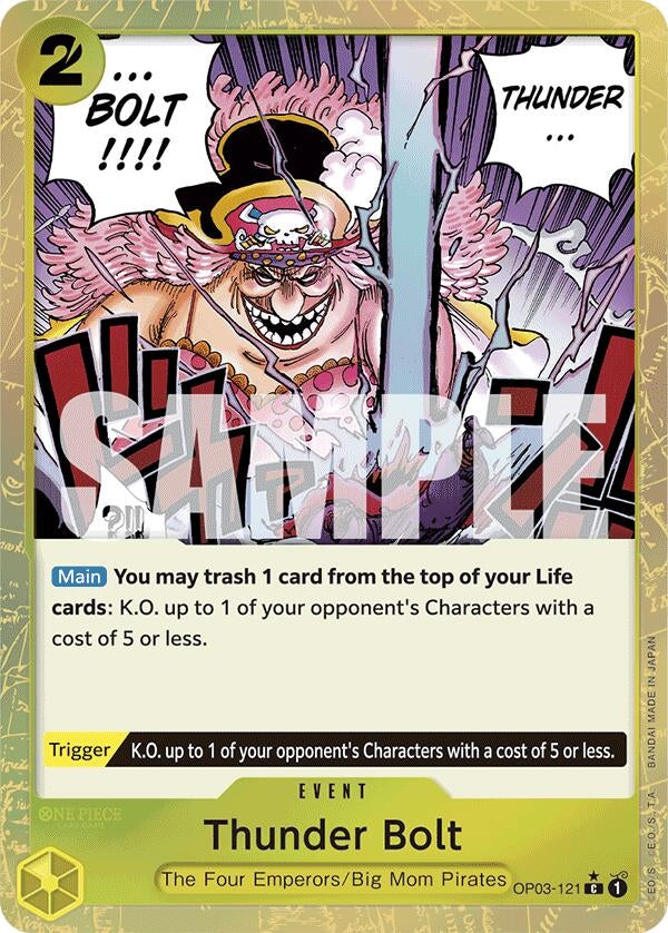 Image for Thunder Bolt (Textured Foil) - One Piece Card Game