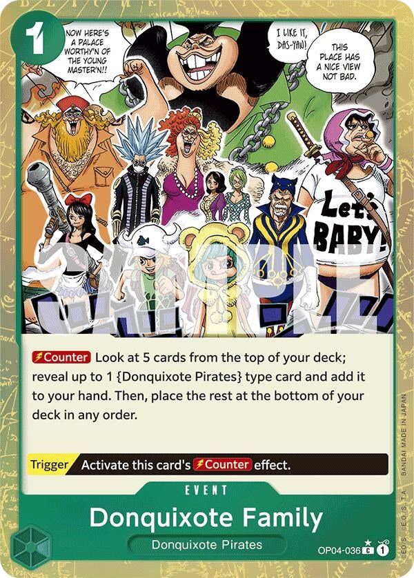 Image for Donquixote Family (Textured Foil) - One Piece Card Game