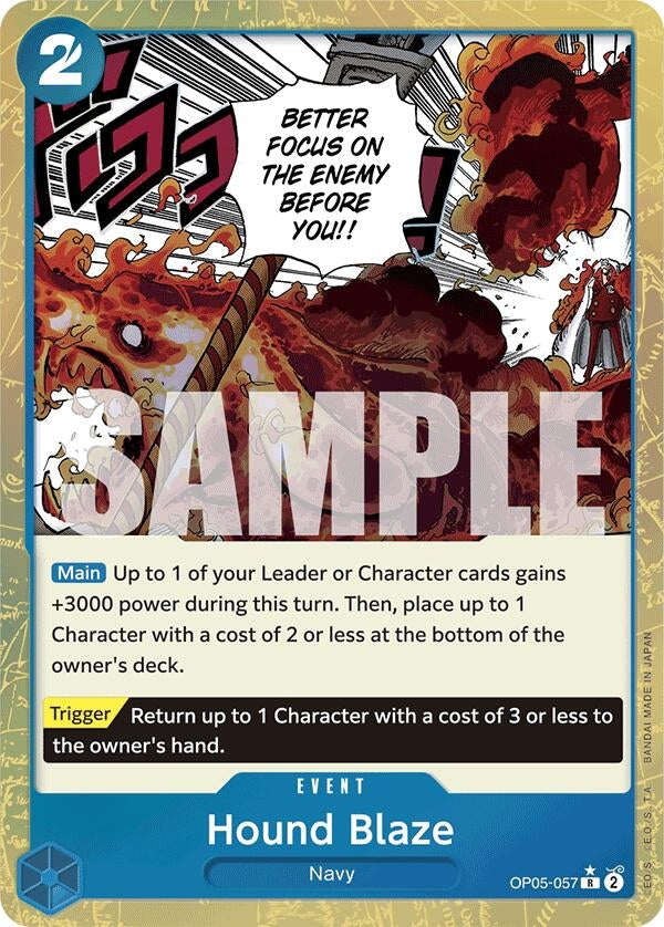 Image for Hound Blaze (Textured Foil) - One Piece Card Game