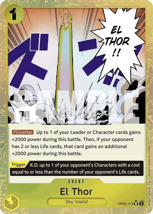 Image for El Thor (Textured Foil) - One Piece Card Game