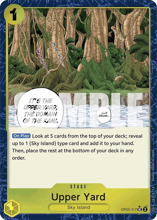Image for Upper Yard (Textured Foil) - One Piece Card Game