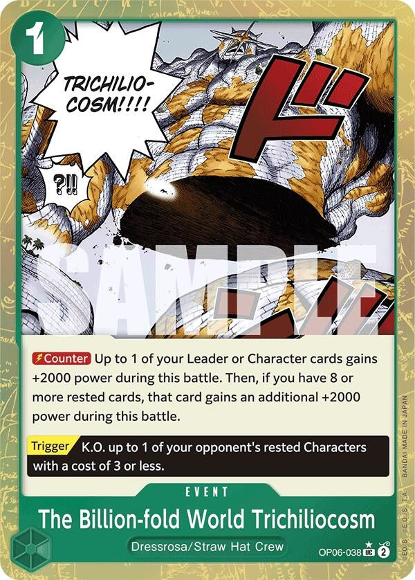 Image for The Billion-fold World Trichiliocosm (Textured Foil) - One Piece Card Game