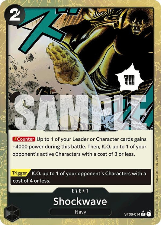 Image for Shockwave (Textured Foil) - One Piece Card Game
