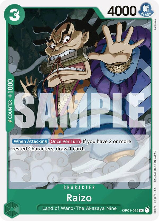 Image for Raizo (Reprint) - One Piece Card Game
