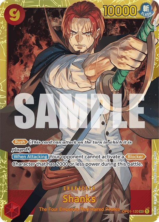 Image for Shanks (OP01-120) (Reprint) - One Piece Card Game