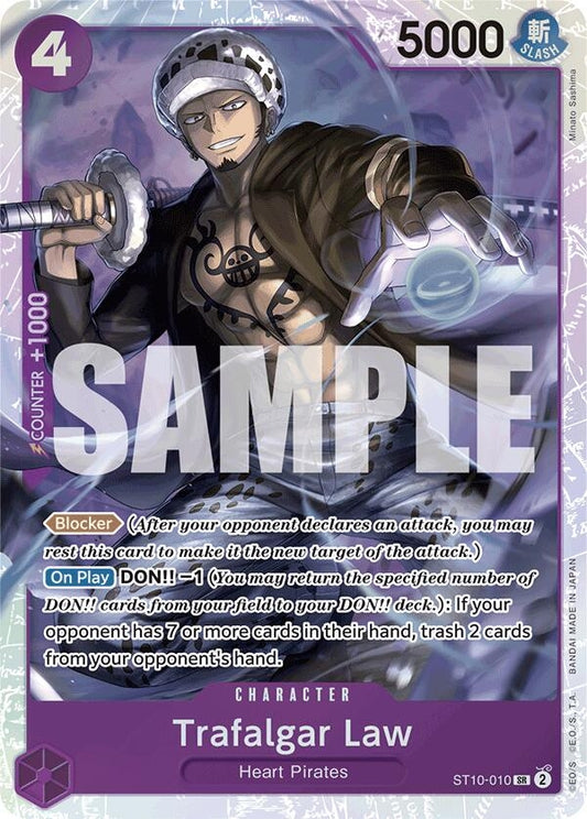 Image for Trafalgar Law (ST10-010) (Reprint) - One Piece Card Game