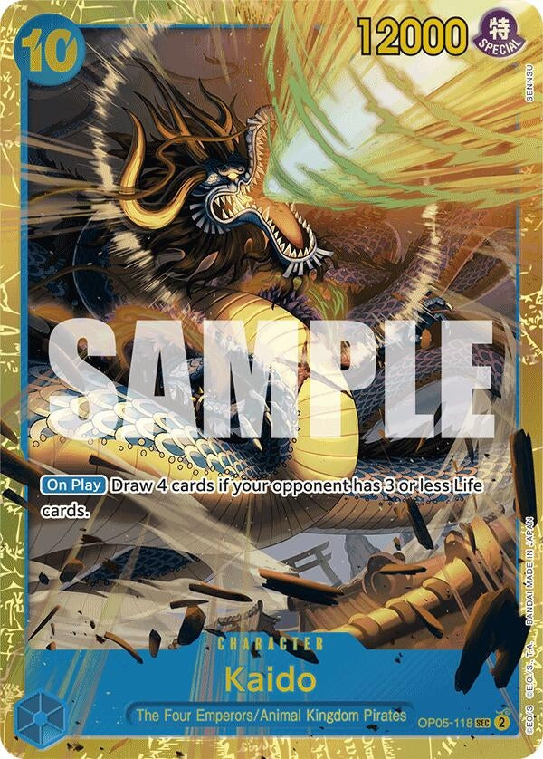Image for Kaido (OP05-118) (Reprint) - One Piece Card Game