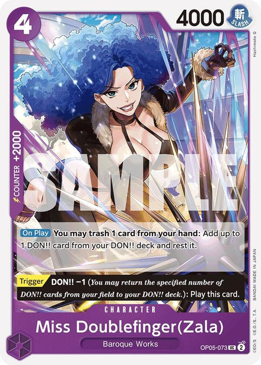 Image for Miss Doublefinger(Zala) (Reprint) - One Piece Card Game