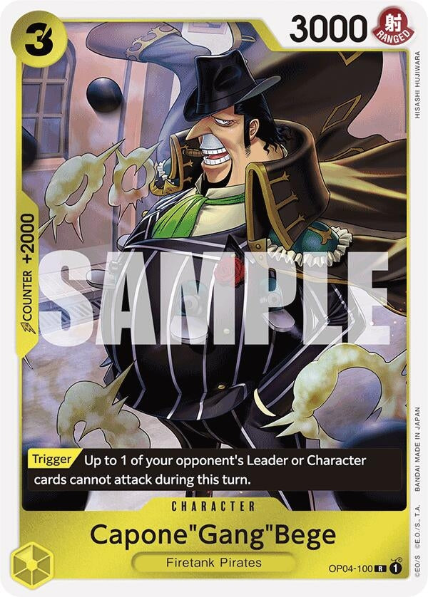 Image for Capone"Gang"Bege (OP04-100) (Reprint) - One Piece Card Game