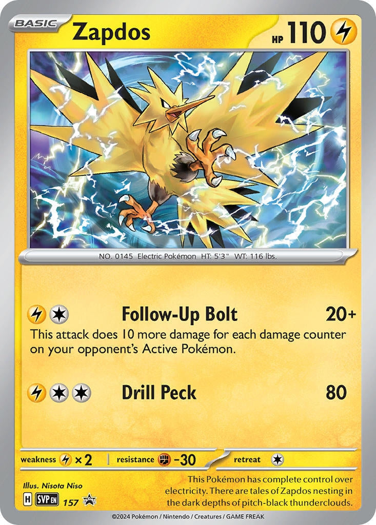 Image for Zapdos - 157 - Pokemon