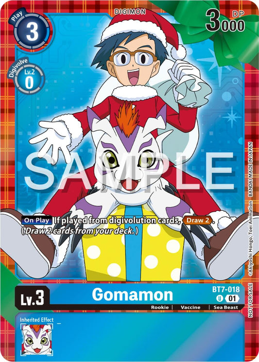 Image for Gomamon (Winter Holiday Event 2024) - Digimon Card Game
