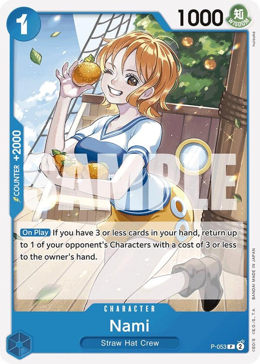 Image for Nami (P-053) (Reprint) - One Piece Card Game