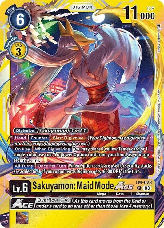 Image for Sakuyamon: Maid Mode ACE - Digimon Card Game