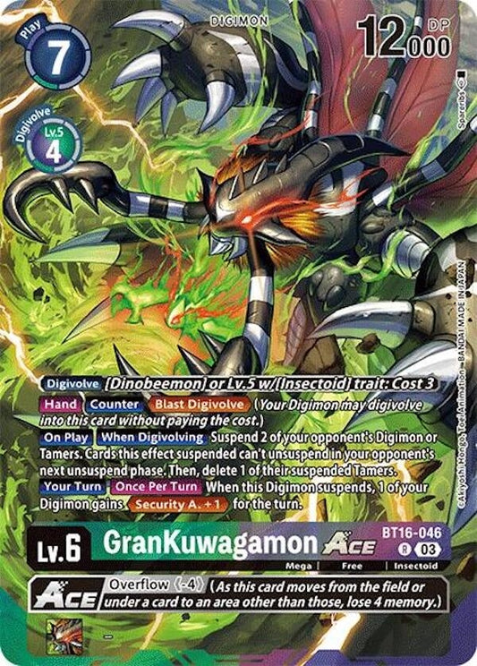Image for GranKuwagamon ACE (Alternate Art) - Digimon Card Game