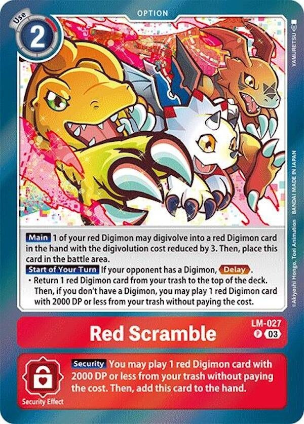 Image for Red Scramble - Digimon Card Game