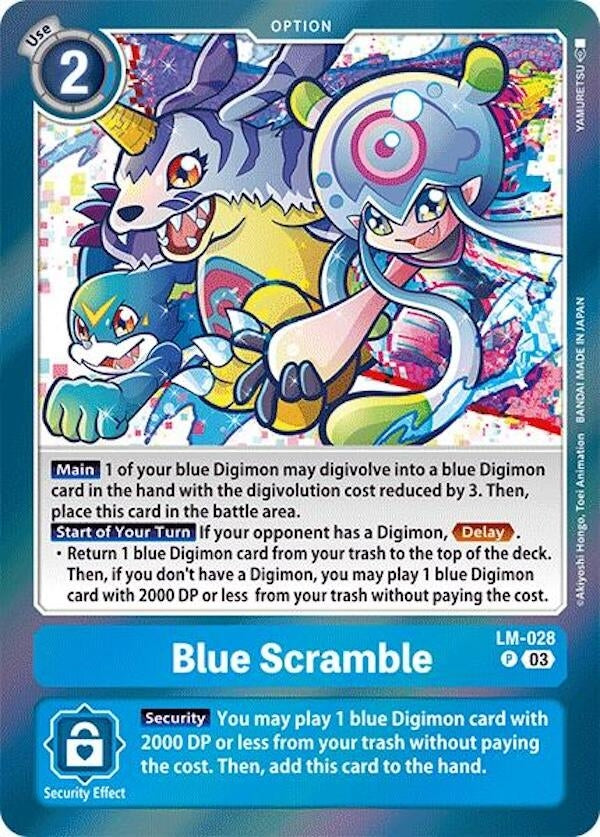 Image for Blue Scramble - Digimon Card Game