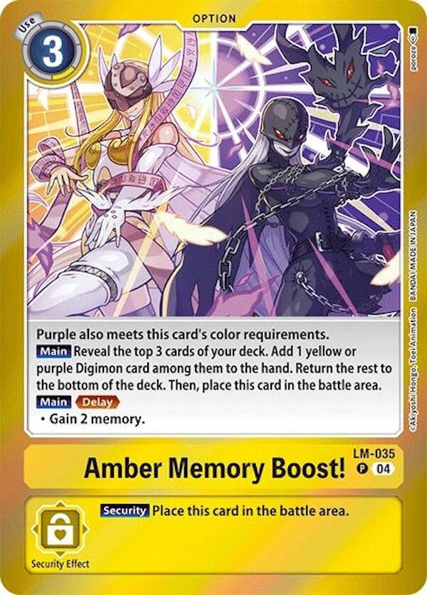 Image for Amber Memory Boost! - Digimon Card Game
