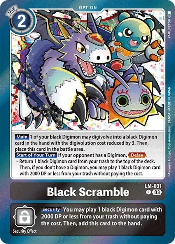Image for Black Scramble - Digimon Card Game