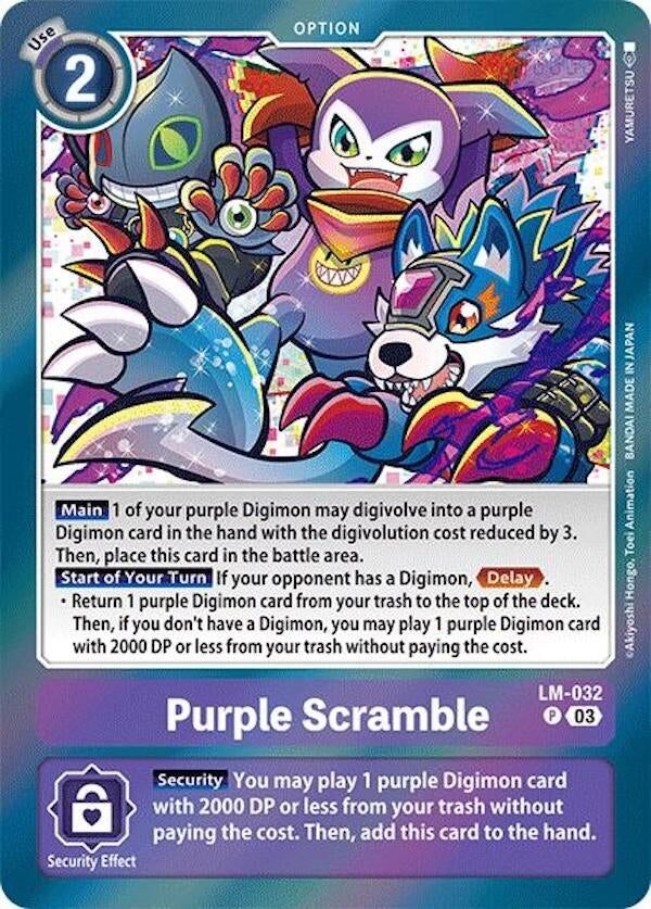 Image for Purple Scramble - Digimon Card Game